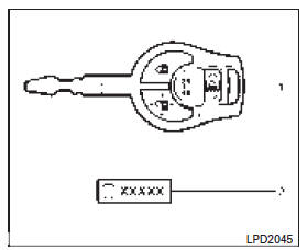Tipo B: Llavero transmisor de apertura a control remoto (solo si está equipado)