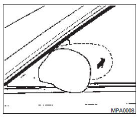 Espejos exteriores plegables manuales