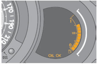 Indicador del nivel de aceite del motor