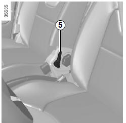 Colocación en la posición de bandeja del asiento del pasajero