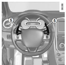 Palancas de cambio de velocidad 5