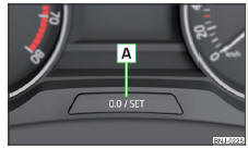 Fig. 33 Tecla en el cuadro de instrumentos combinado