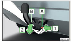 Fig. 160 Soltar la barra de cabeza esférica