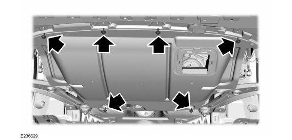 Desmontaje y montaje del protector de bajos del motor