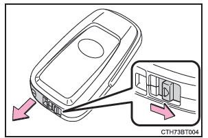 Pila de la llave electrónica