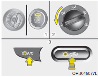 Sistema de control del climatizador manual