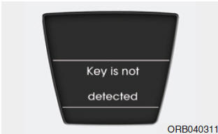 Key is not detected