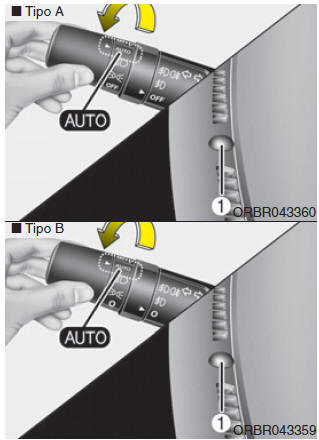 Posición de luces automáticas