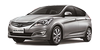 Hyundai Accent: Modelo de volante a la izquierda - Vista del panel de instrumentos - Su vehículo de un vistazo - Hyundai Accent Manual del Propietario